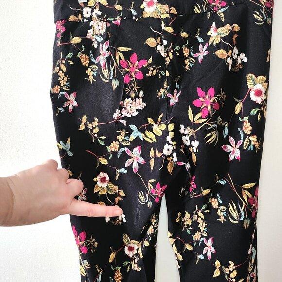 LAURA Plus Floral Print Pull-On Pants - Size 2X - Picture 5 of 7